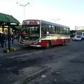 Un colectivo de la línea 510 en servicio.               Metalpar Tronador Mercedes Benz OF1418 Interno 401.