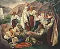 Compoziție cu motive românești ("Composición con motivos rumanos", 1924)