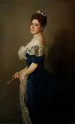 Retrato de su esposa Irma, por Philip de László, 1899.