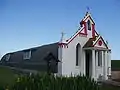 La capilla italiana, construida por prisioneros de guerra italianos en Lamb Holm, Orkney