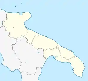 Tarento ubicada en Apulia
