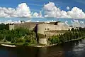 Reconstrucción de la Fortaleza de Ivángorod.