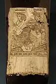 Peine indio de marfil, Dalverzin tepe, siglos II-III d. C.