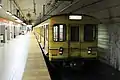 Una formación Eidan 500 en la estación, 2018