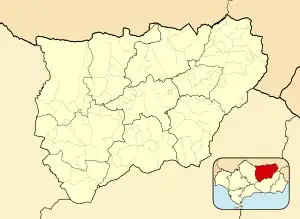 Baeza ubicada en Provincia de Jaén (España)