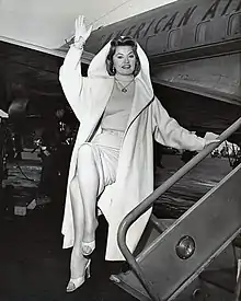 Miss EE. UU. 1952Jackie Loughery , quien compitió como Miss Nueva York USA