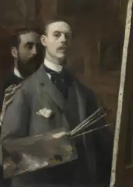 Autorretrato con Raphael de Ochoa, 1890, Cleveland Museum of Art