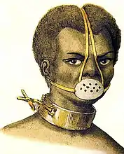 Castigo para esclavos, 1839, Museo Afro Brasil