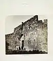 James McDonald, Muralla de la Ciudad: Puerta de Sion, 1865