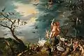 El Aire o La óptica, de la escuela de Jan Brueghel el Viejo, 1621.