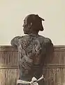 Tatuaje japonés atribuido a Stillfried o a Kimbei