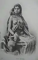 Jean Gieser, "Joven beduina", años 1910.