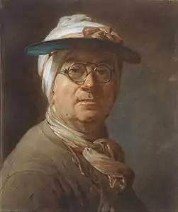 Jean-Baptiste Siméon Chardin  Autorretrato, (1775).