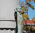 Detalle de la estatua de Jefferson Davis