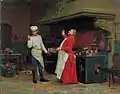 La salsa maravillosa, Jehan Georges Vibert, ca. 1890, Albright-Knox Art Gallery
