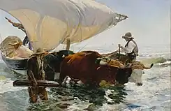 La vuelta de la pesca, de Joaquín Sorolla, ca. 1894.