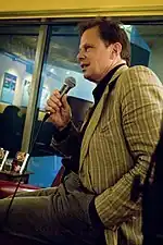 Joe Boyd en la presentación de su libro ''White Bicycles'' en el Ancienne Belgique Café de Bruselas (Bélgica).