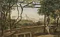 Johann Georg von Dillis - Blick von der Villa Malta auf den Quirinal - Bavarian State Painting Collections
