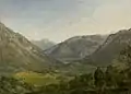 Johann Georg von Dillis - Gebirgstal (Gegend bei Ruhpolding)