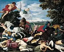 Pintura de Johann König, primera mitad del siglo XVII.
