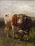Toro y vaca en Oosterbeek.