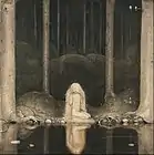 Ännu sitter Tuvstarr kvar och ser ner i vattnet (1913)