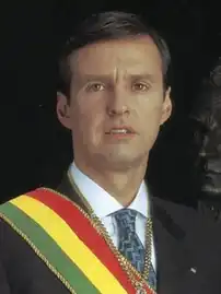 Jorge Quiroga Ramírez(2001-2002)5 de mayo de 1960 (64 años)