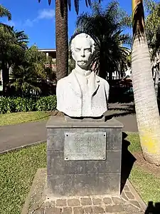 Busto en San Cristóbal de La Laguna (España).