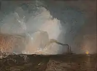 J.M.W. Turner, Staffa, Fingal's Cave, 1831-32. Centro de Arte Británico de Yale
