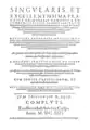 Singularis et excellentissima practica criminalis canonica (1604).