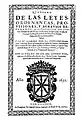 Cuaderno de las Cortes de Navarra de 1632