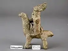 Caballero de juguete procedente de Pechina, Almería datado entre 885 y 915.