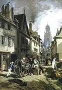 Jules Noël : Le Rémouleur à Morlaix (c. 1869).