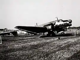 Eine Junkers Ju 86 K der schwedischen Luftwaffe (Foto von 1976)