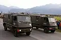 Dos Duro I de comando durante un desfile en Suiza.