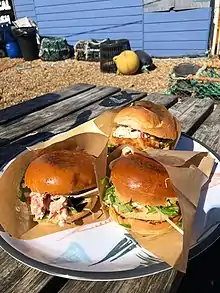 Rollos de bogavante en Kent, Inglaterra