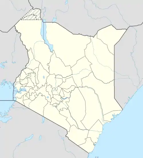 Nairobi ubicada en Kenia
