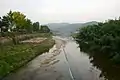 Arroyo Namcheon en Gyeongju, un afluente del río Hyeongsan
