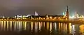 Río Moscova con el Kremlin al fondo.