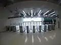 Mezzanina de la estación.