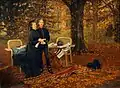La emperatriz Eugenia y su hijo, de James Tissot, 1878.