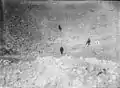 Interior del cráter en agosto de 1916