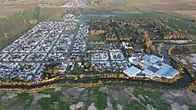 Imagen aérea de La Emilia tomada desde un dron particular