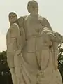 Aspecto del conjunto escultórico.