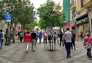 Vista de la calle en el siglo XXI