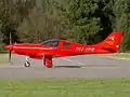 Lancair 360 (PH-JPR) en el Aeropuerto Internacional de Breda, Países Bajos.