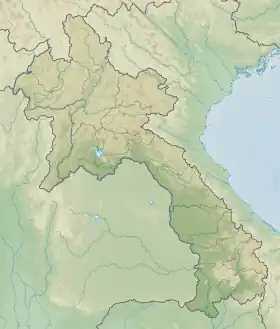 Phou Bia ubicada en Laos
