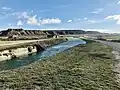 Canal de Tauste. Lado izquierdo Torre de Leoz