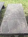 Tumba de Lawrence Hartshorne, m. 1822, un cuáquero que fue el asistente principal de John Clarkson en ayudar a los nuevos colonos de color de Nueva Escocia a emigrar a Sierra Leona /1792).