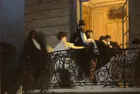 El Balcón (1905-1906), Museo de Bellas Artes de Caen.